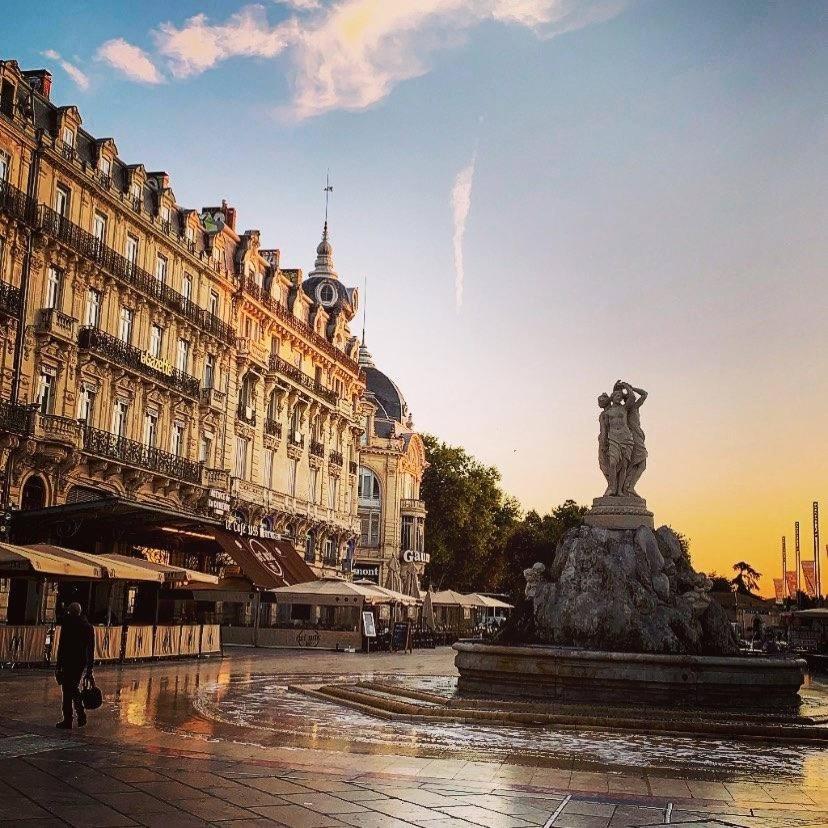 Le Havre De Paix Montpellierain - Terrasse Et Parking Prive Exterior foto